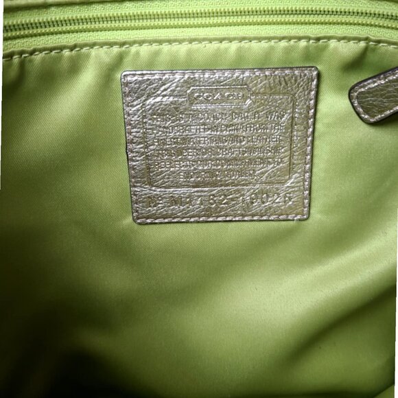 COACH Poppy Legacy multicolor sequin striped Hippie bag & wallet - Picture 13 of 15